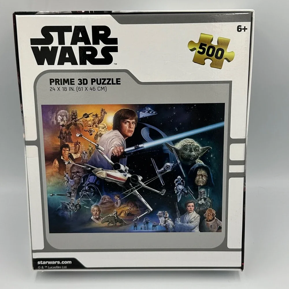 Star Wars Classic Trilogy‎ Prime 3D Puzzle 500 Piece New Sealed Disney+